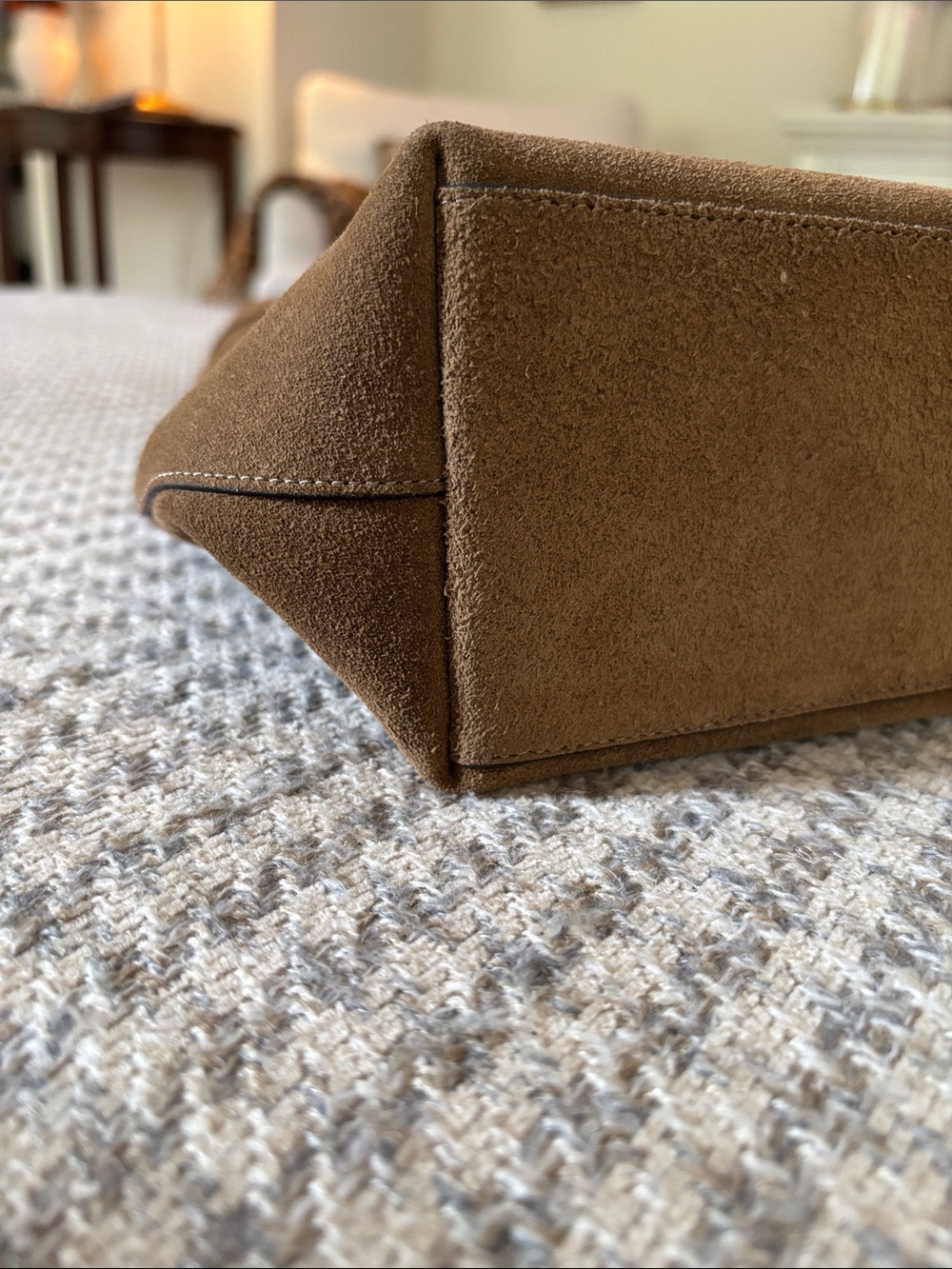 Beautiful Coach suede Brooklyn Shoulder bag 39 - Picture 5 of 6